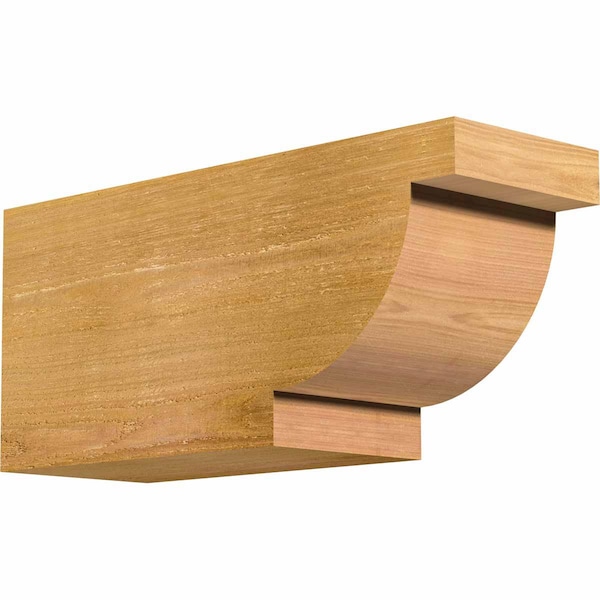 Ekena Millwork Alpine Rough Sawn Rafter Tail, Western Red Cedar, 6"W x 8"H x 18"L RFT06X08X18ALP00RWR - main
